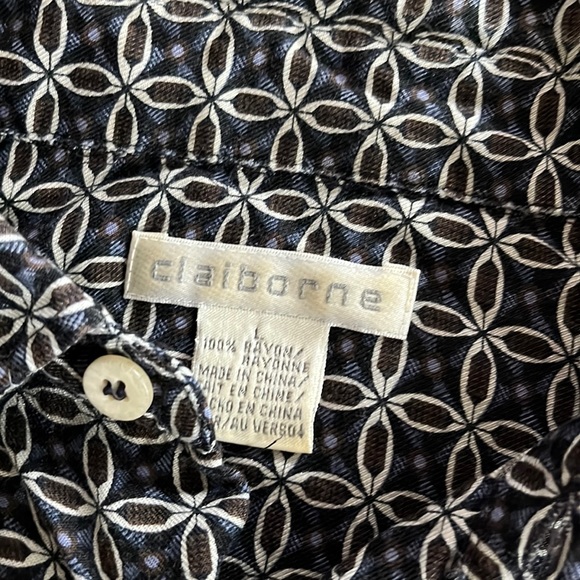 Mens Claiborne Button Up - Picture 3 of 3